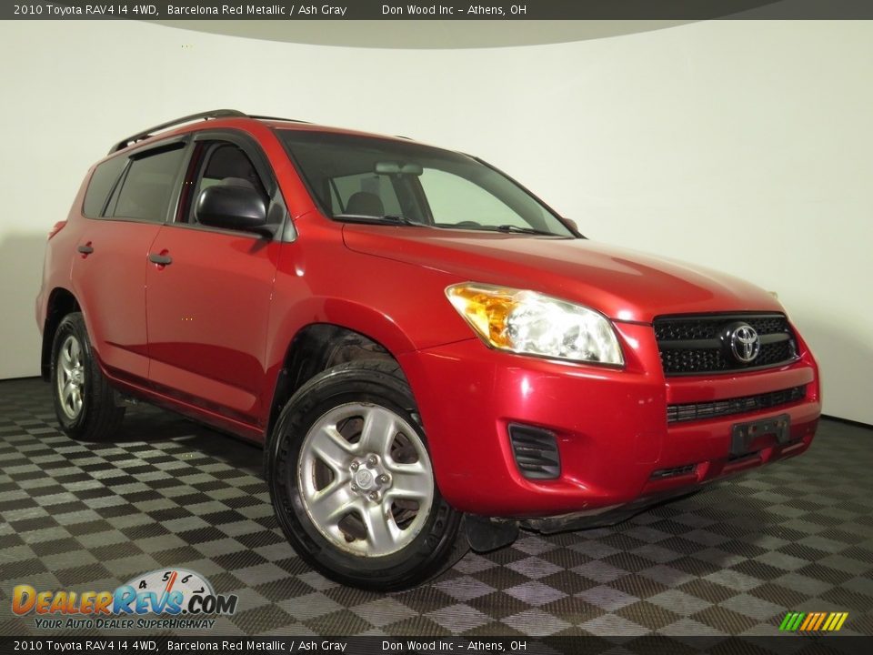 2010 Toyota RAV4 I4 4WD Barcelona Red Metallic / Ash Gray Photo #1