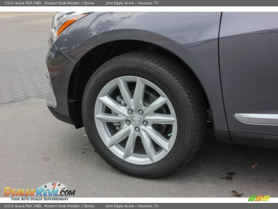 2020 Acura RDX FWD Modern Steel Metallic / Ebony Photo #9