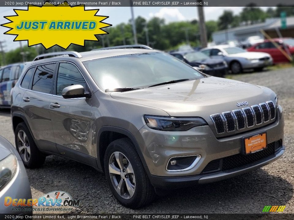 2020 Jeep Cherokee Limited 4x4 Light Brownstone Pearl / Black Photo #1