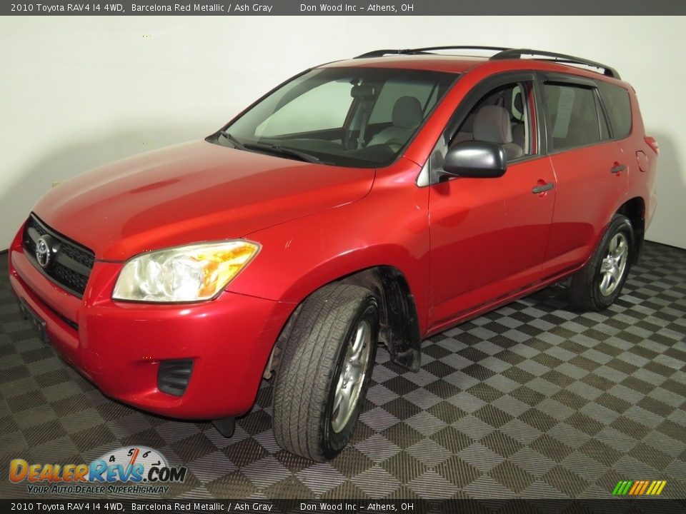 2010 Toyota RAV4 I4 4WD Barcelona Red Metallic / Ash Gray Photo #9