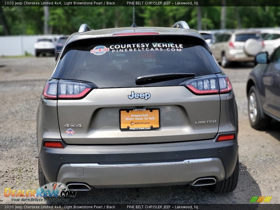 2020 Jeep Cherokee Limited 4x4 Light Brownstone Pearl / Black Photo #2