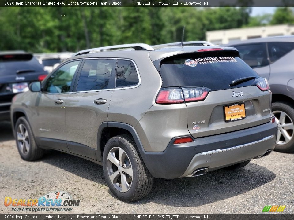 2020 Jeep Cherokee Limited 4x4 Light Brownstone Pearl / Black Photo #3
