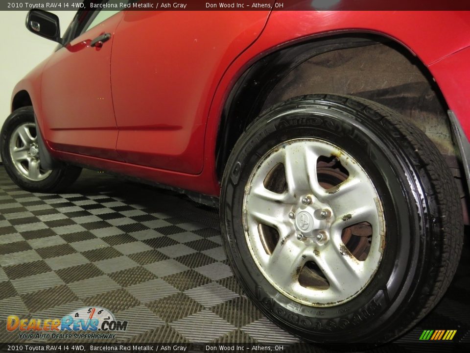 2010 Toyota RAV4 I4 4WD Barcelona Red Metallic / Ash Gray Photo #12