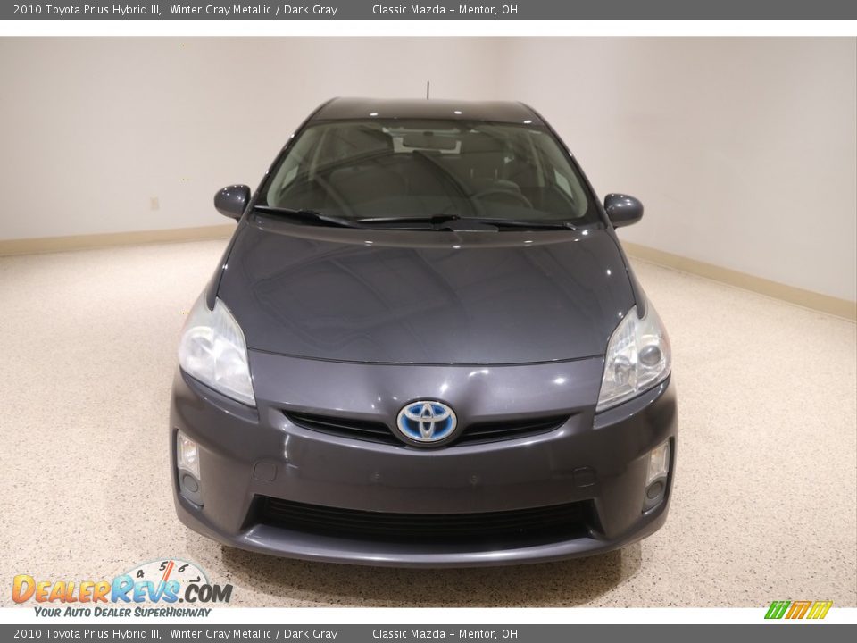 2010 Toyota Prius Hybrid III Winter Gray Metallic / Dark Gray Photo #2