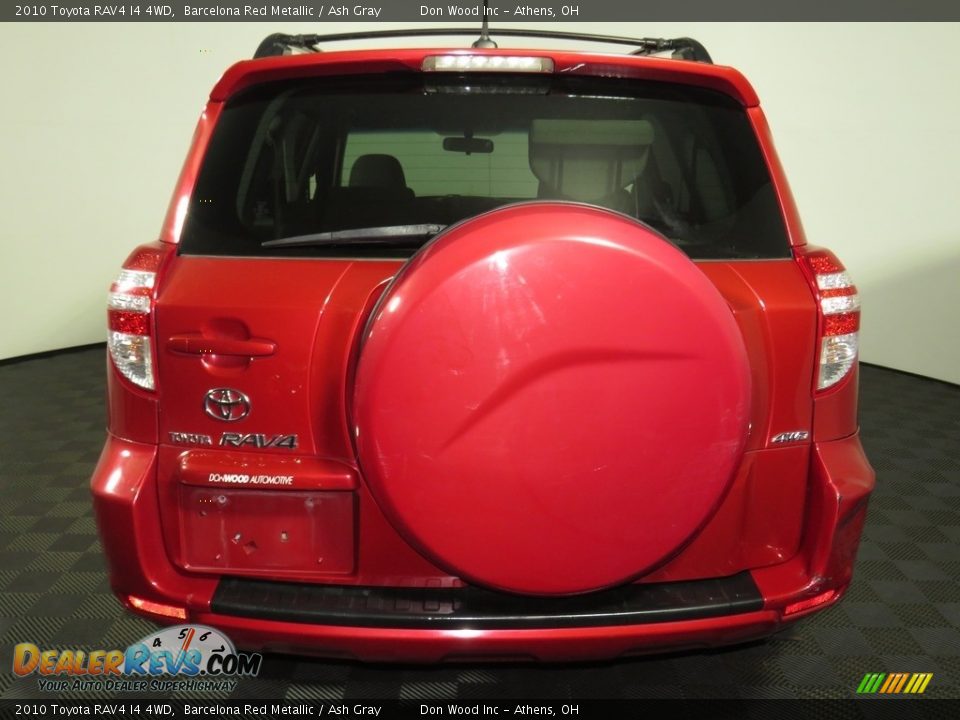 2010 Toyota RAV4 I4 4WD Barcelona Red Metallic / Ash Gray Photo #13