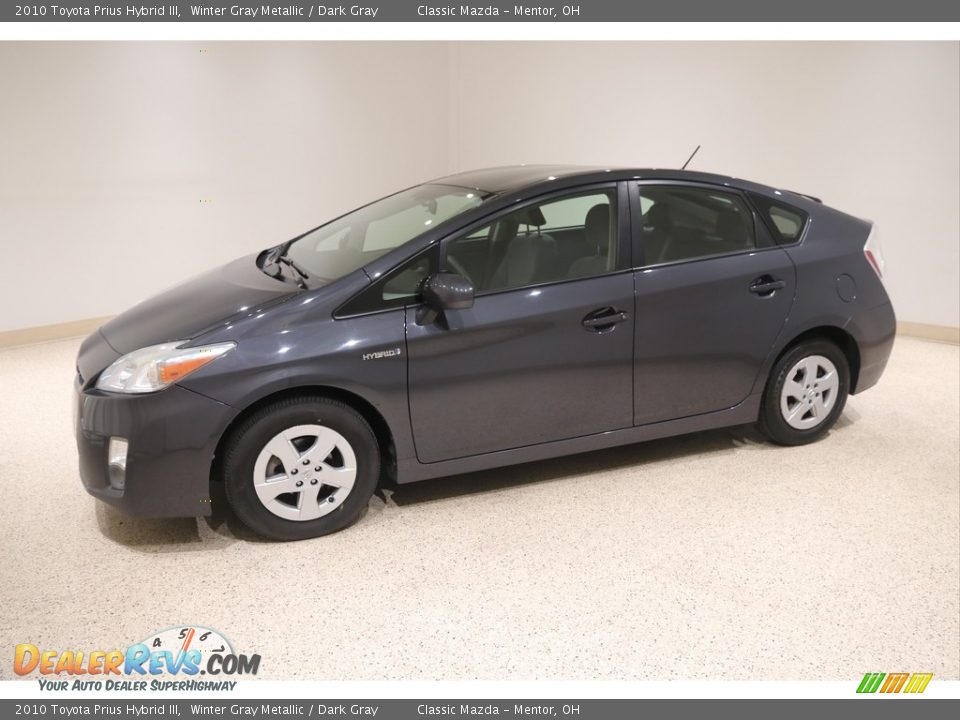 2010 Toyota Prius Hybrid III Winter Gray Metallic / Dark Gray Photo #3