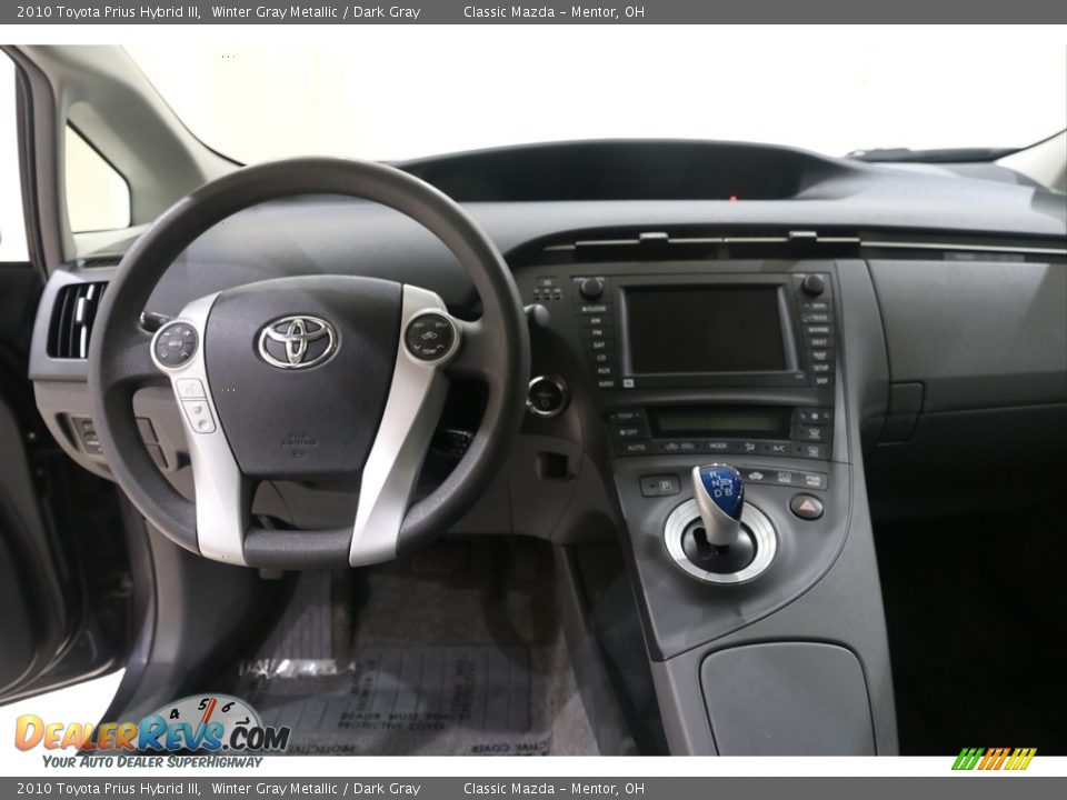 2010 Toyota Prius Hybrid III Winter Gray Metallic / Dark Gray Photo #7