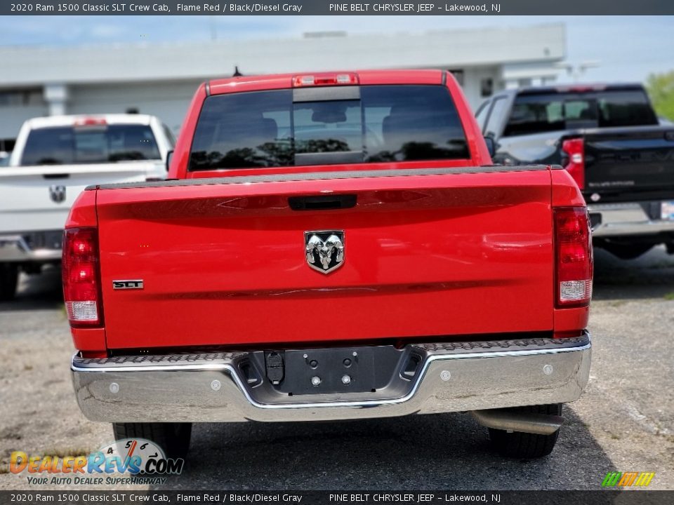 2020 Ram 1500 Classic SLT Crew Cab Flame Red / Black/Diesel Gray Photo #2