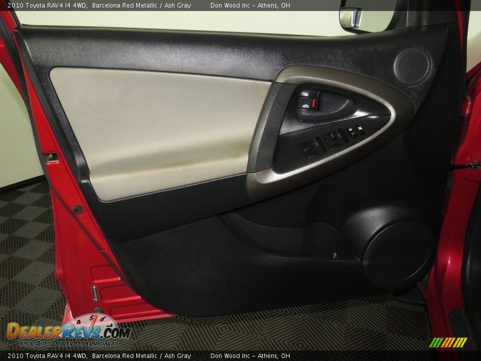 2010 Toyota RAV4 I4 4WD Barcelona Red Metallic / Ash Gray Photo #18