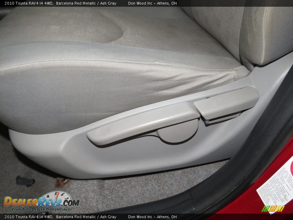 2010 Toyota RAV4 I4 4WD Barcelona Red Metallic / Ash Gray Photo #19
