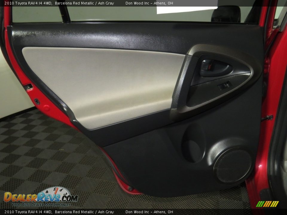 2010 Toyota RAV4 I4 4WD Barcelona Red Metallic / Ash Gray Photo #22