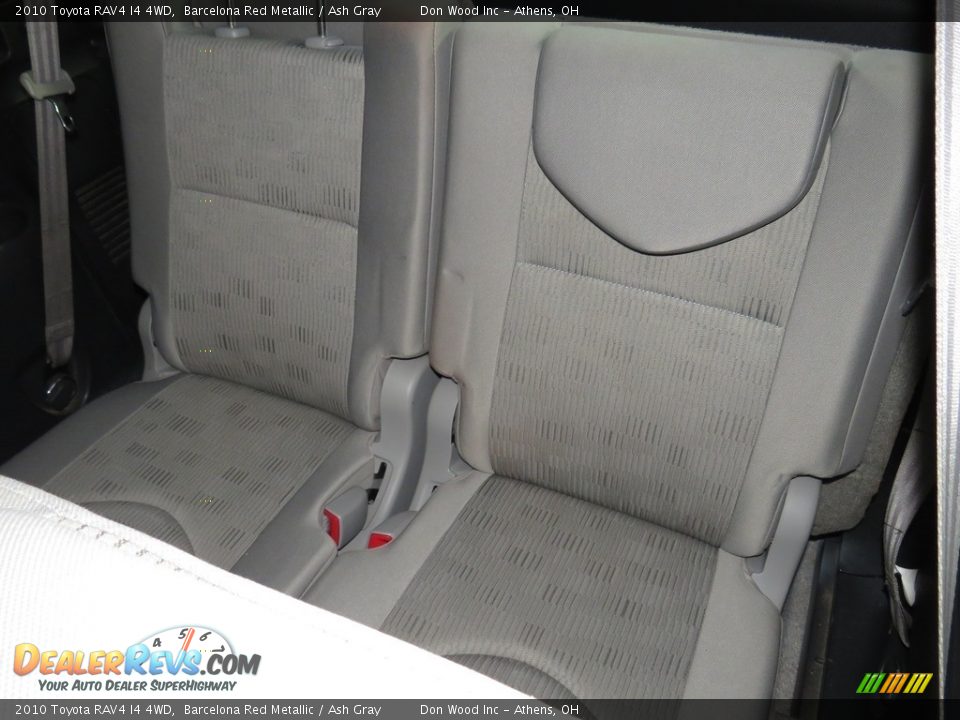 2010 Toyota RAV4 I4 4WD Barcelona Red Metallic / Ash Gray Photo #24