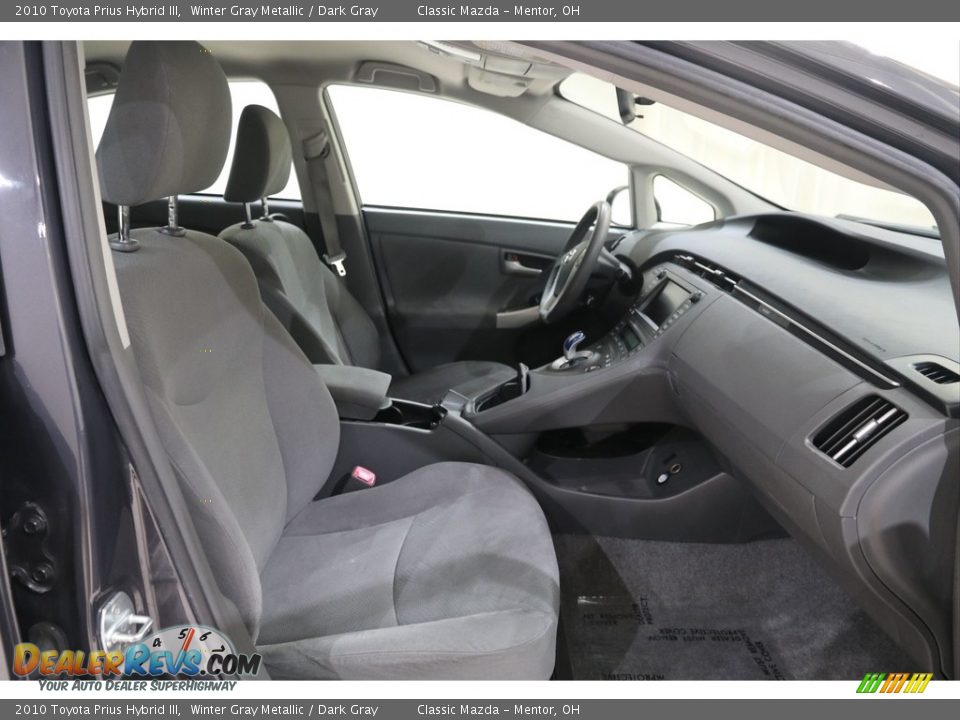 2010 Toyota Prius Hybrid III Winter Gray Metallic / Dark Gray Photo #15