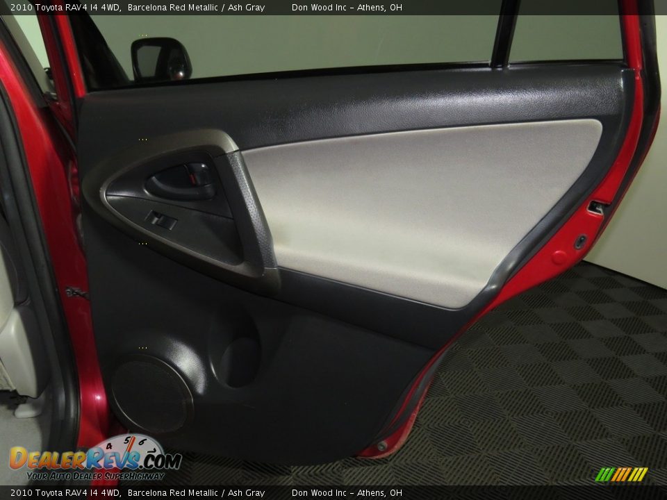 2010 Toyota RAV4 I4 4WD Barcelona Red Metallic / Ash Gray Photo #25