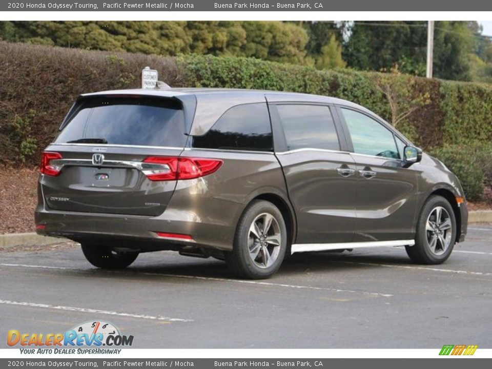 2020 Honda Odyssey Touring Pacific Pewter Metallic / Mocha Photo #6