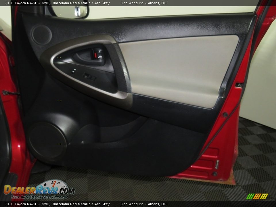 2010 Toyota RAV4 I4 4WD Barcelona Red Metallic / Ash Gray Photo #27