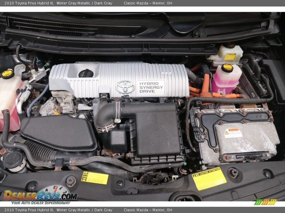 2010 Toyota Prius Hybrid III Winter Gray Metallic / Dark Gray Photo #18