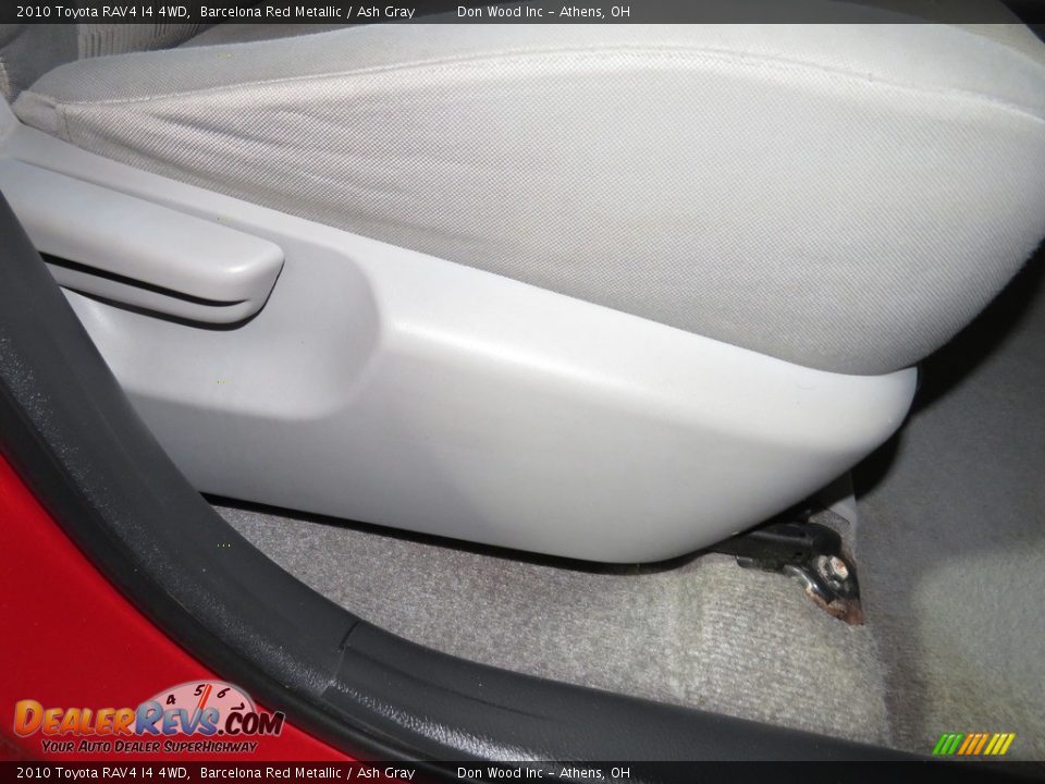 2010 Toyota RAV4 I4 4WD Barcelona Red Metallic / Ash Gray Photo #28