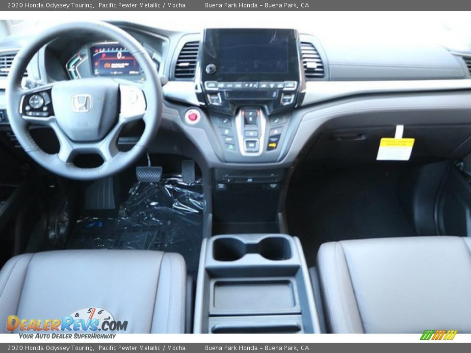 2020 Honda Odyssey Touring Pacific Pewter Metallic / Mocha Photo #10
