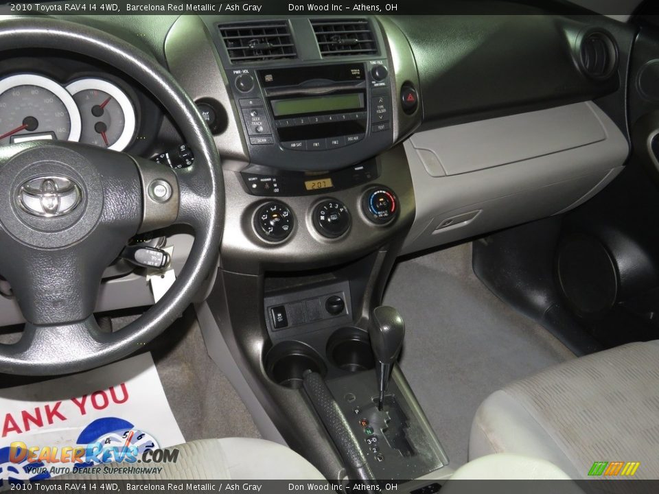 2010 Toyota RAV4 I4 4WD Barcelona Red Metallic / Ash Gray Photo #33