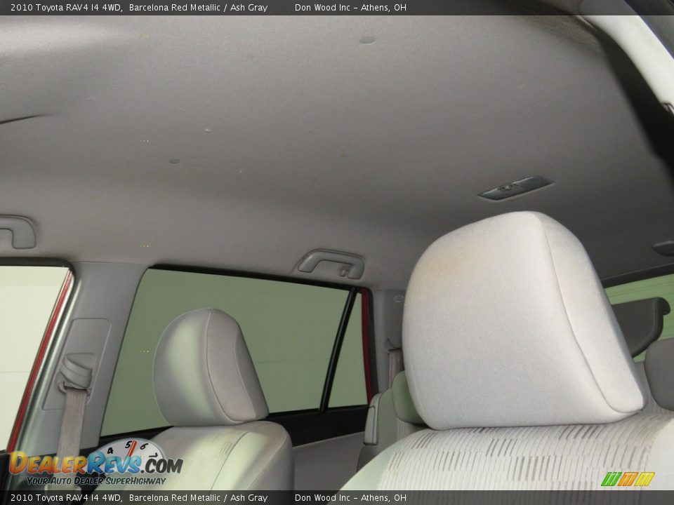 2010 Toyota RAV4 I4 4WD Barcelona Red Metallic / Ash Gray Photo #34