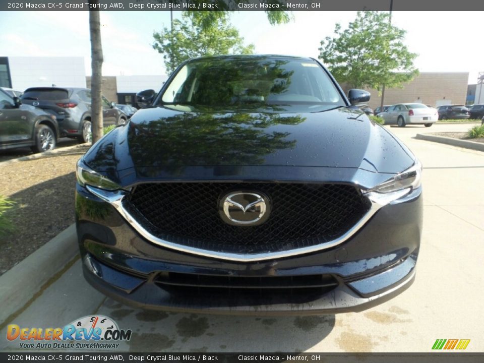 2020 Mazda CX-5 Grand Touring AWD Deep Crystal Blue Mica / Black Photo #2