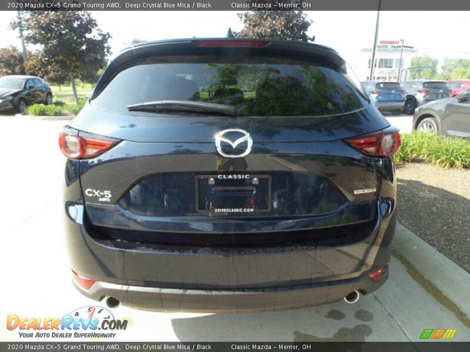 2020 Mazda CX-5 Grand Touring AWD Deep Crystal Blue Mica / Black Photo #6