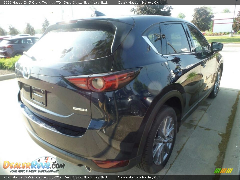 2020 Mazda CX-5 Grand Touring AWD Deep Crystal Blue Mica / Black Photo #7