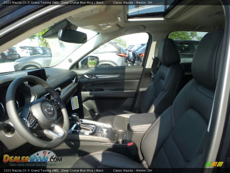 2020 Mazda CX-5 Grand Touring AWD Deep Crystal Blue Mica / Black Photo #8
