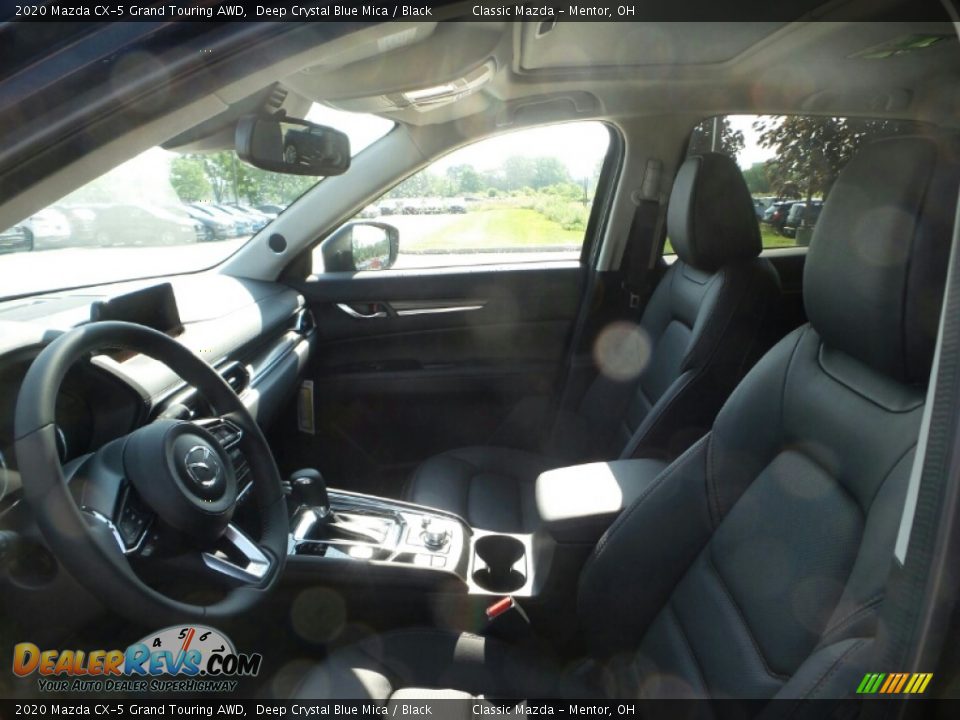 2020 Mazda CX-5 Grand Touring AWD Deep Crystal Blue Mica / Black Photo #7