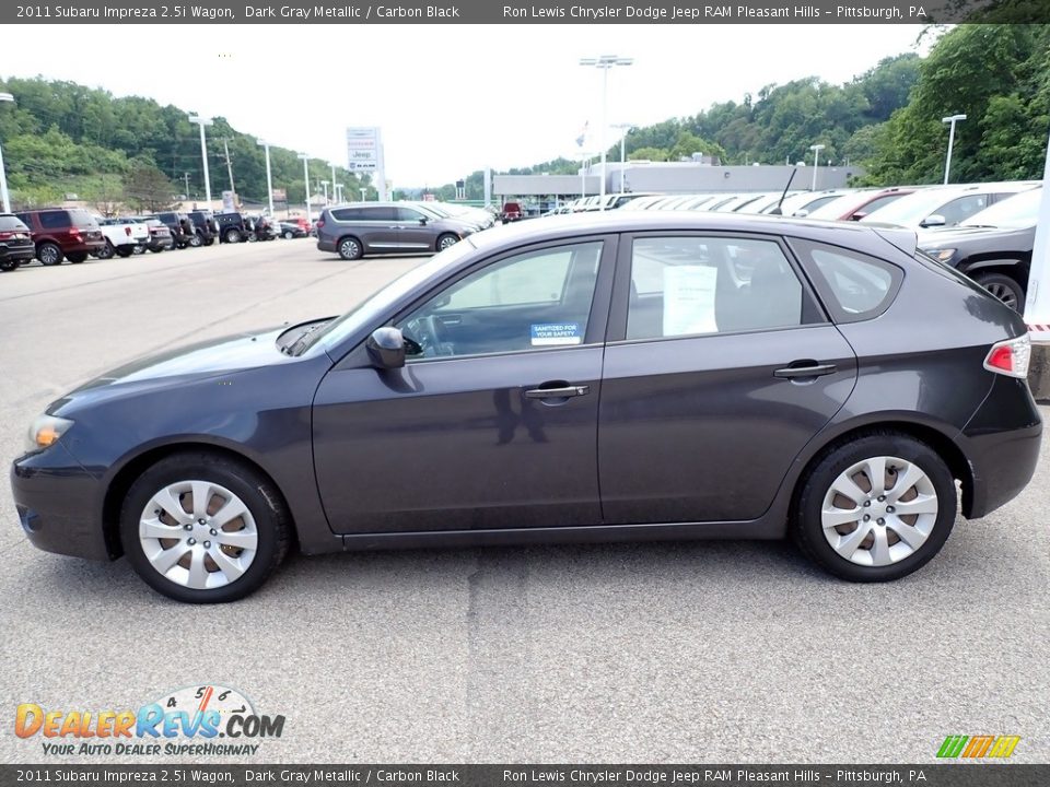 2011 Subaru Impreza 2.5i Wagon Dark Gray Metallic / Carbon Black Photo #2