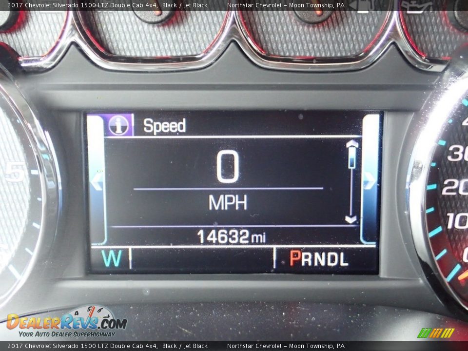 2017 Chevrolet Silverado 1500 LTZ Double Cab 4x4 Black / Jet Black Photo #29
