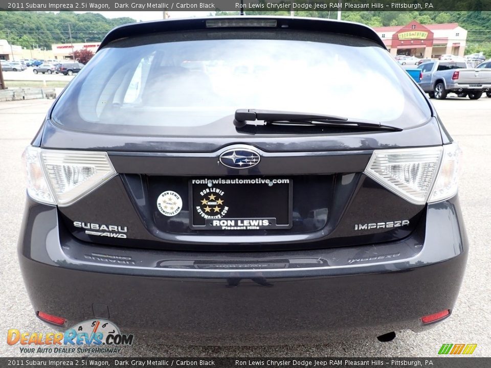 2011 Subaru Impreza 2.5i Wagon Dark Gray Metallic / Carbon Black Photo #4