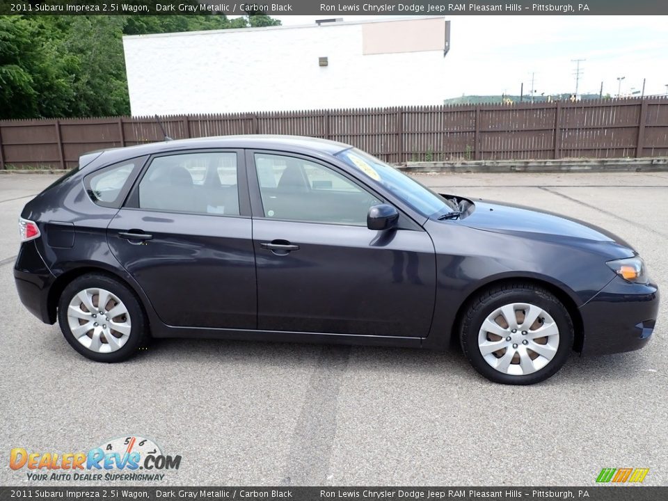 2011 Subaru Impreza 2.5i Wagon Dark Gray Metallic / Carbon Black Photo #7