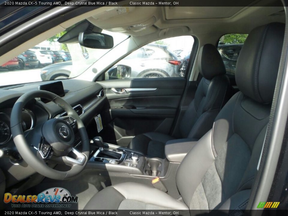 2020 Mazda CX-5 Touring AWD Deep Crystal Blue Mica / Black Photo #8