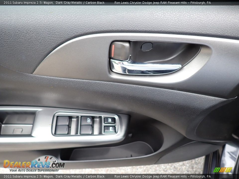 2011 Subaru Impreza 2.5i Wagon Dark Gray Metallic / Carbon Black Photo #14