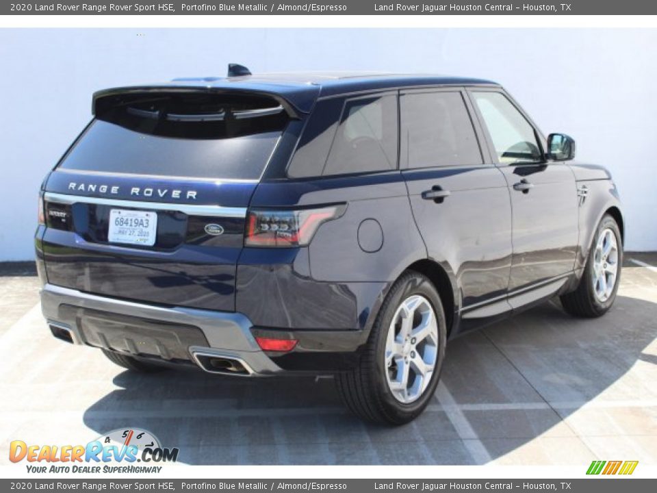 2020 Land Rover Range Rover Sport HSE Portofino Blue Metallic / Almond/Espresso Photo #2