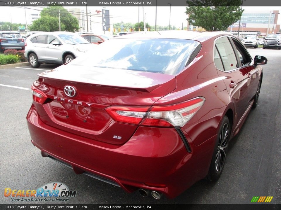2018 Toyota Camry SE Ruby Flare Pearl / Black Photo #5
