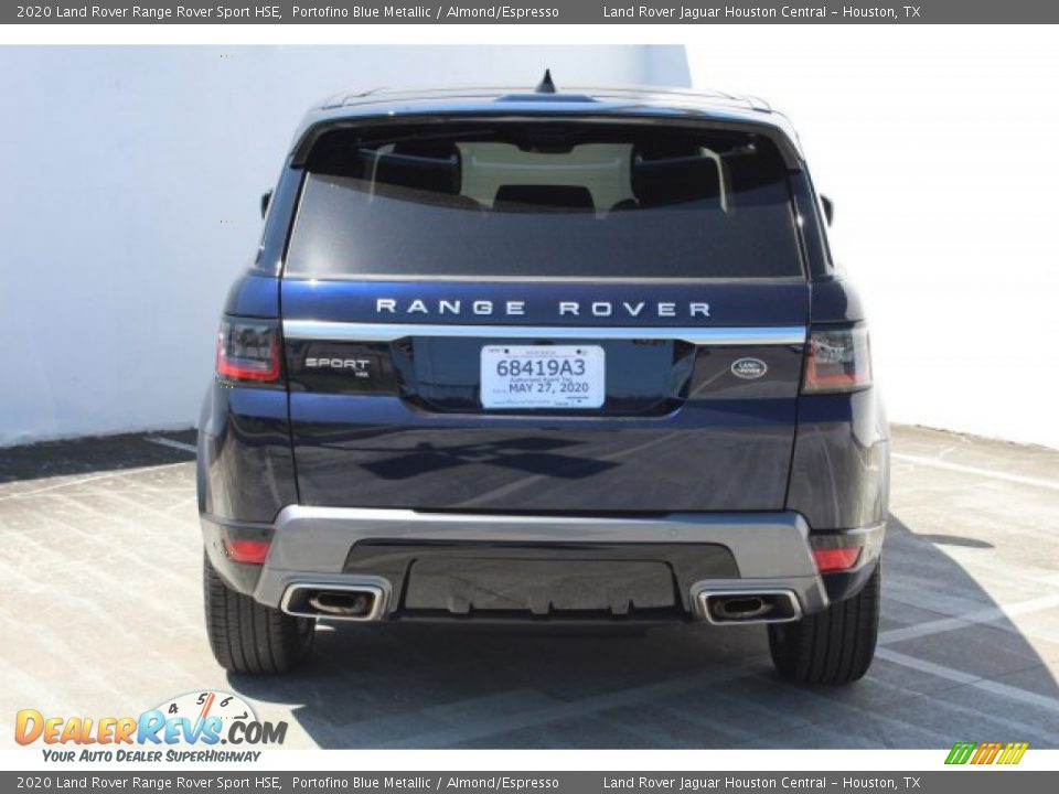 2020 Land Rover Range Rover Sport HSE Portofino Blue Metallic / Almond/Espresso Photo #7