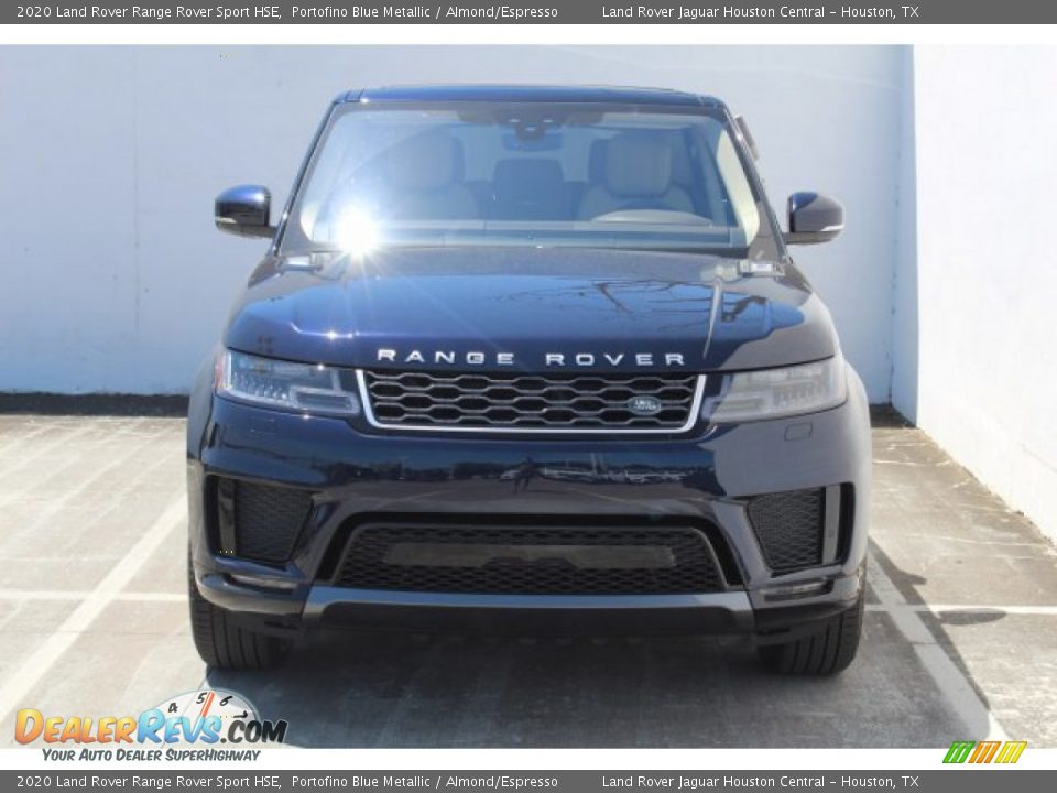 2020 Land Rover Range Rover Sport HSE Portofino Blue Metallic / Almond/Espresso Photo #8