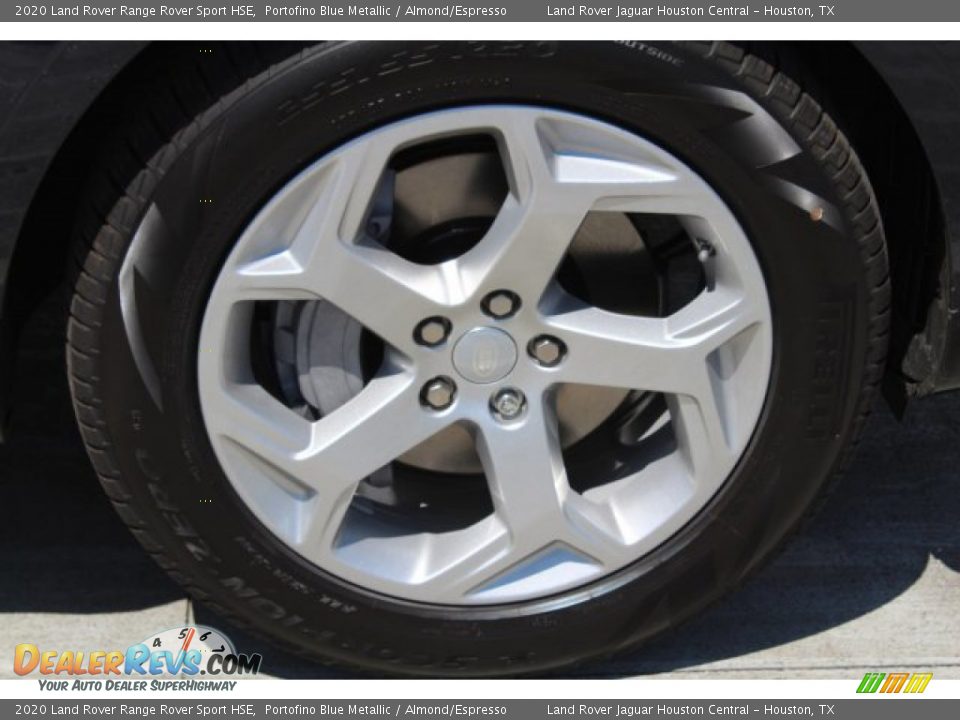2020 Land Rover Range Rover Sport HSE Portofino Blue Metallic / Almond/Espresso Photo #9