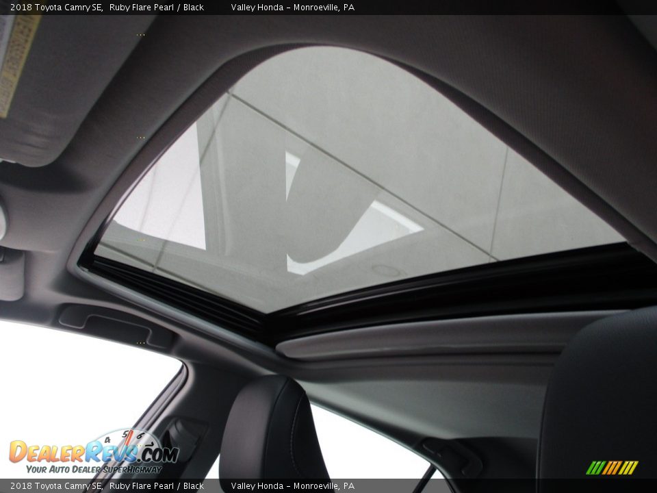 2018 Toyota Camry SE Ruby Flare Pearl / Black Photo #11