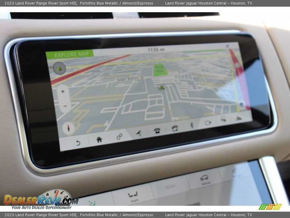 2020 Land Rover Range Rover Sport HSE Portofino Blue Metallic / Almond/Espresso Photo #14
