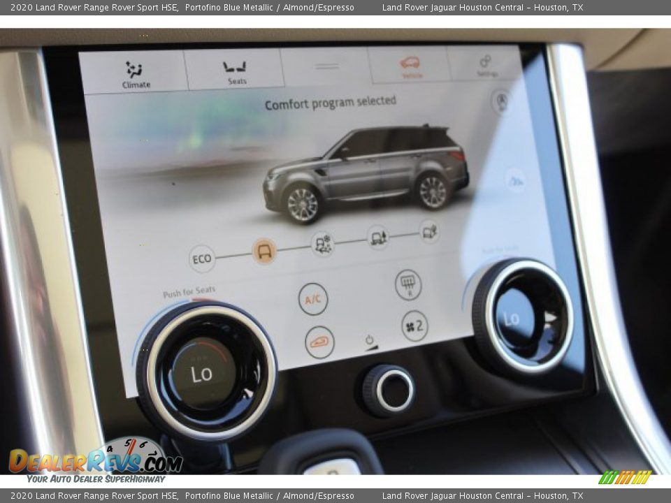 2020 Land Rover Range Rover Sport HSE Portofino Blue Metallic / Almond/Espresso Photo #16