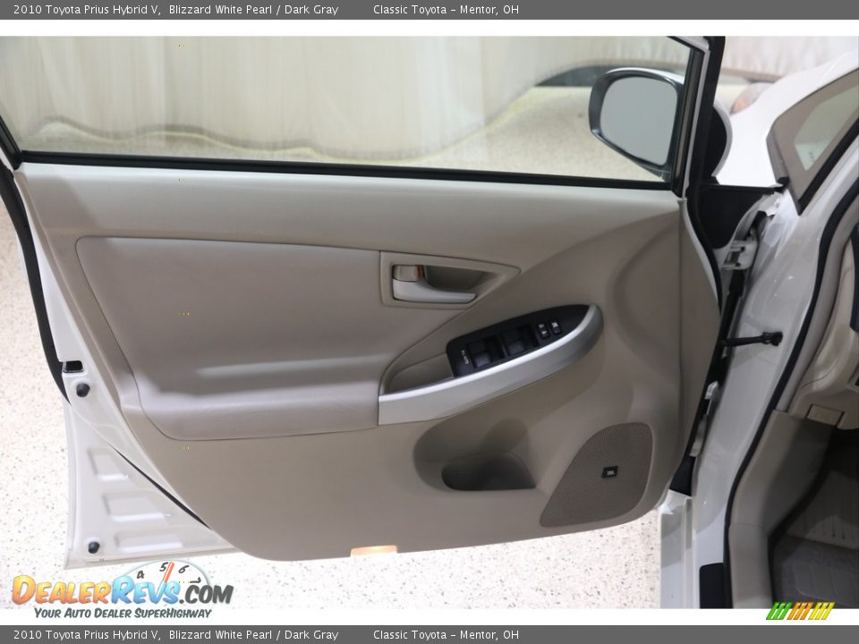 2010 Toyota Prius Hybrid V Blizzard White Pearl / Dark Gray Photo #5