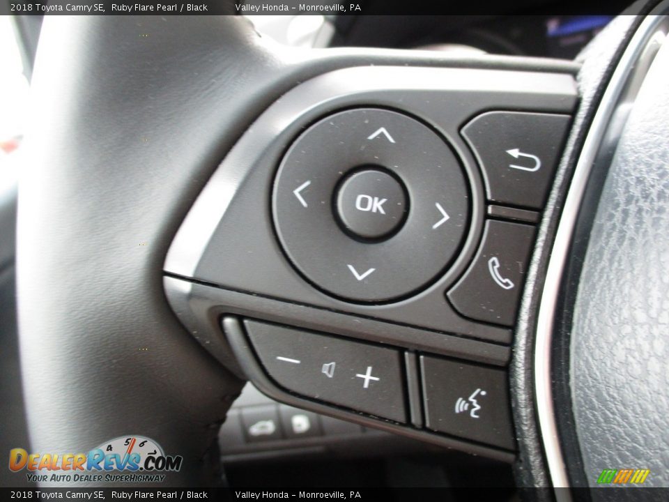 2018 Toyota Camry SE Ruby Flare Pearl / Black Photo #18