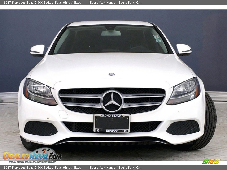 2017 Mercedes-Benz C 300 Sedan Polar White / Black Photo #2