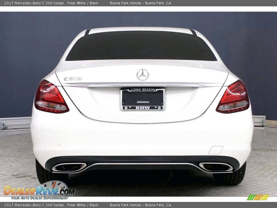 2017 Mercedes-Benz C 300 Sedan Polar White / Black Photo #3