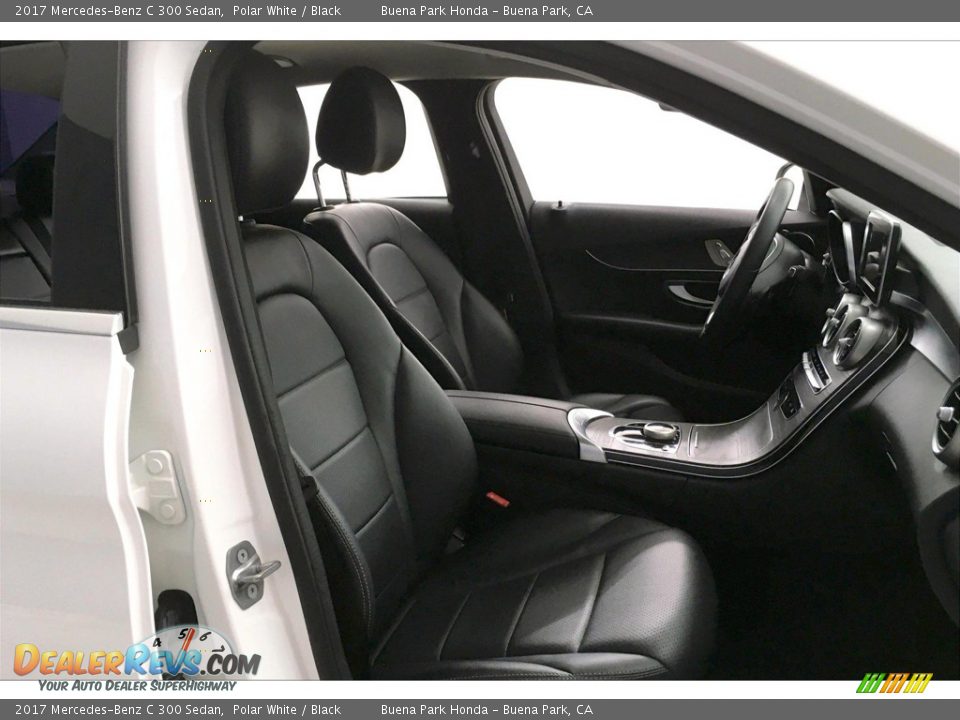 2017 Mercedes-Benz C 300 Sedan Polar White / Black Photo #6