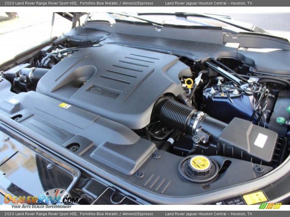 2020 Land Rover Range Rover Sport HSE Portofino Blue Metallic / Almond/Espresso Photo #27